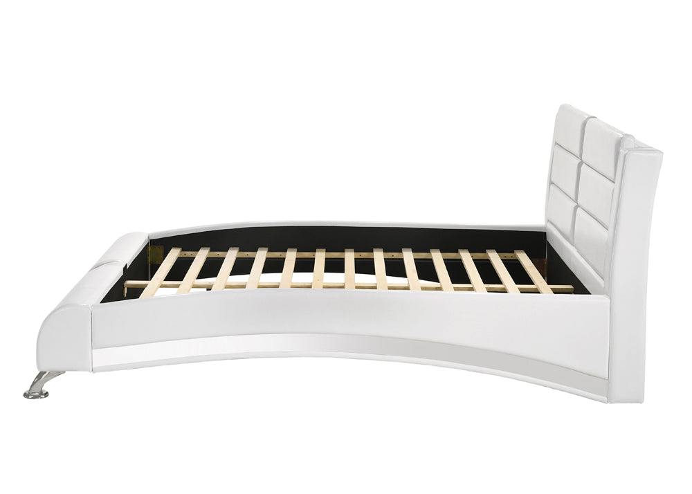 The Roxbury Modern Queen Bedroom Set - Glossy White