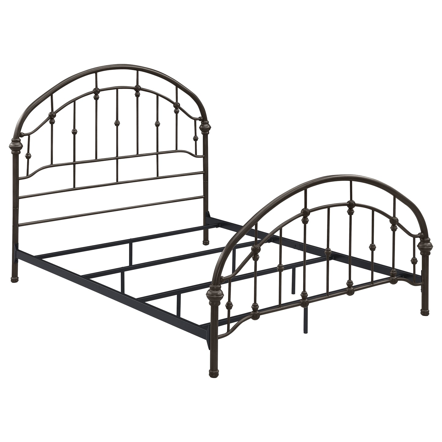Rowan Metal Eastern King Bed – Dark Bronze