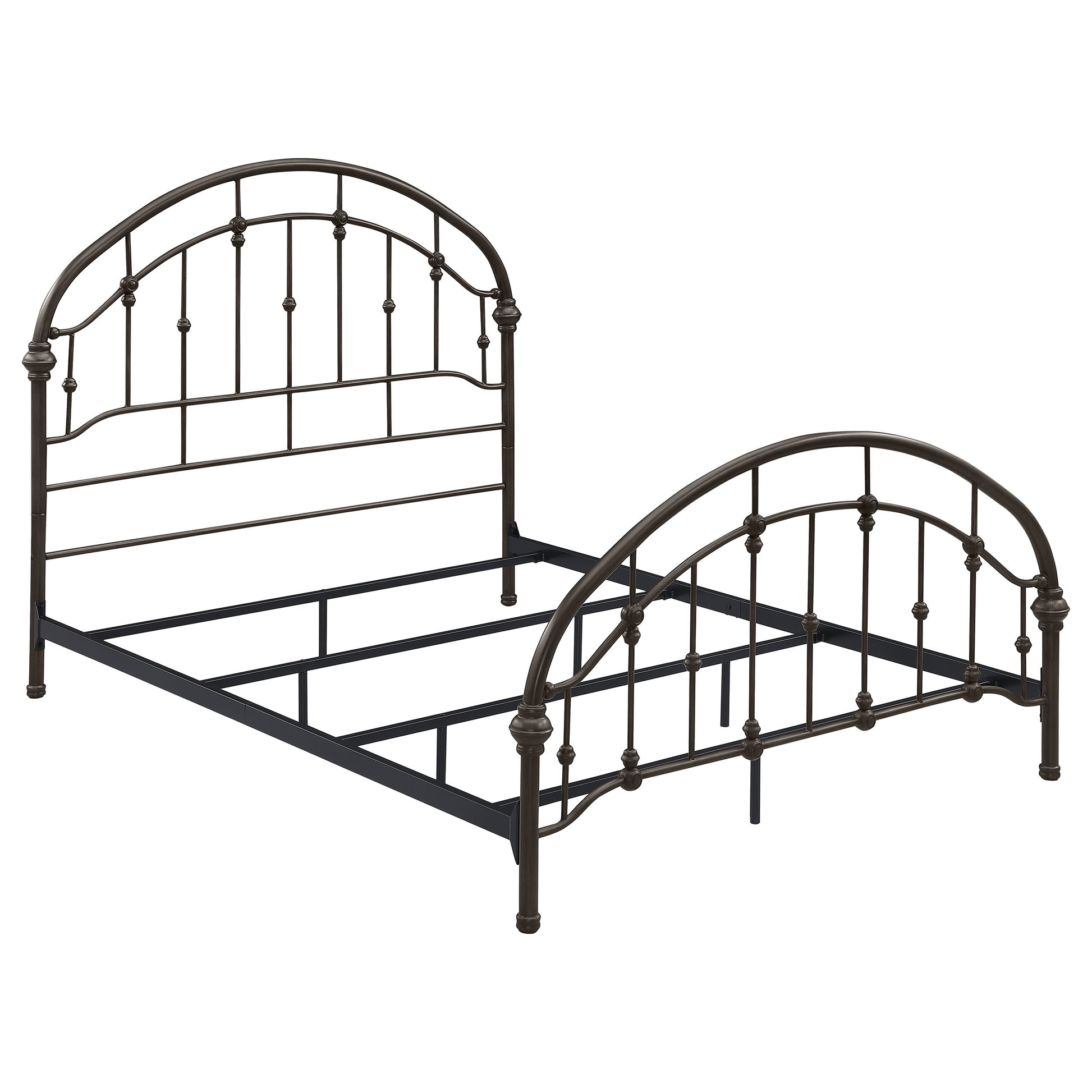 Rowan Metal Eastern King Bed – Dark Bronze