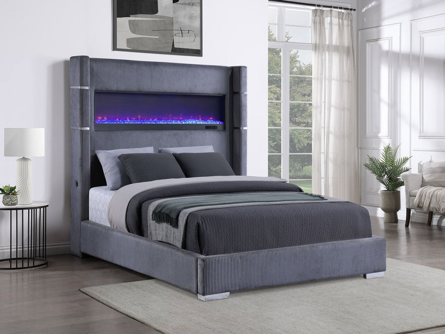 Tisdall Queen Upholstered Bed — Stylish, Soft & Striking