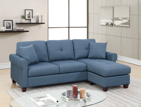 2-PCS SECTIONAL in Blue - detail view 2