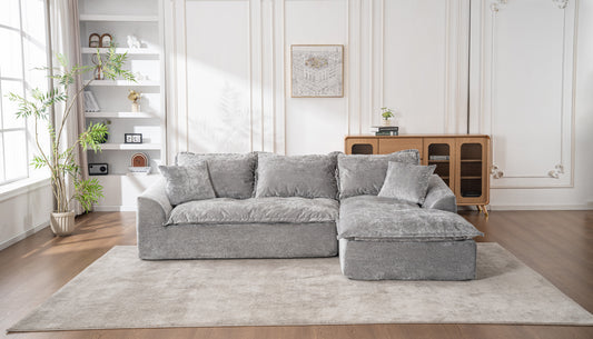 L-Shaped Sectional Sofa with Chaise