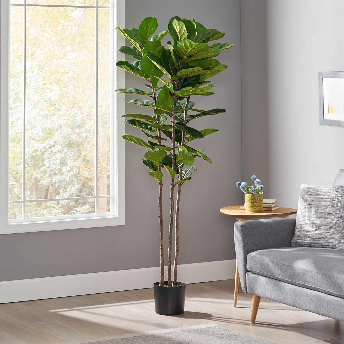Savoy Faux Fiddle-Leaf Fig Tree – 71” Tall
