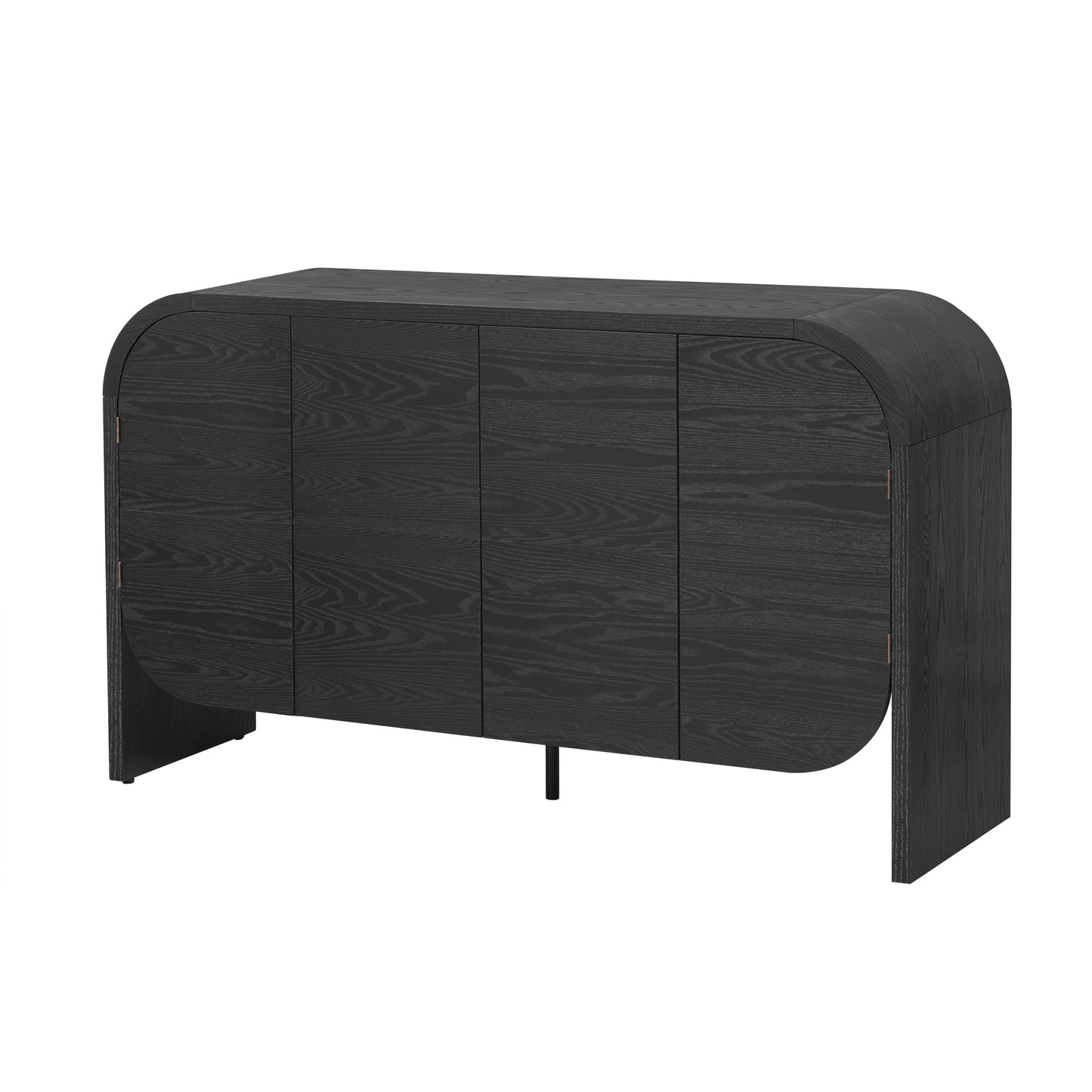 TREXM Buffet Cabinet with Storage - Black - detail view 6
