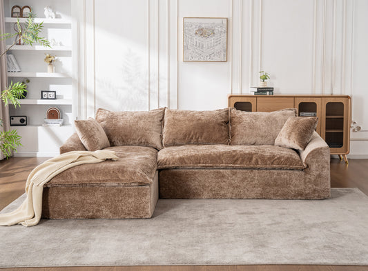 L-Shaped Sectional Sofa with Chaise