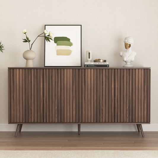 Sideboard Buffet Cabinet with Storage - Walnut - primary color shot