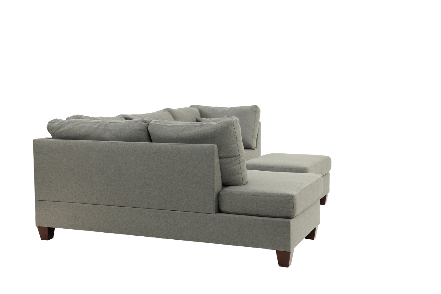 3-PC SECTIONAL in Gray - detail view 3