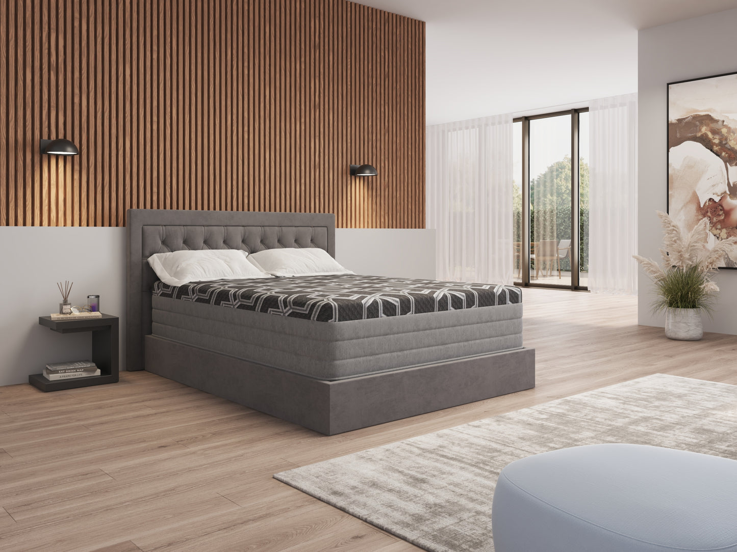 14' Smooth Top Hybrid Ultra Plush Queen Mattress