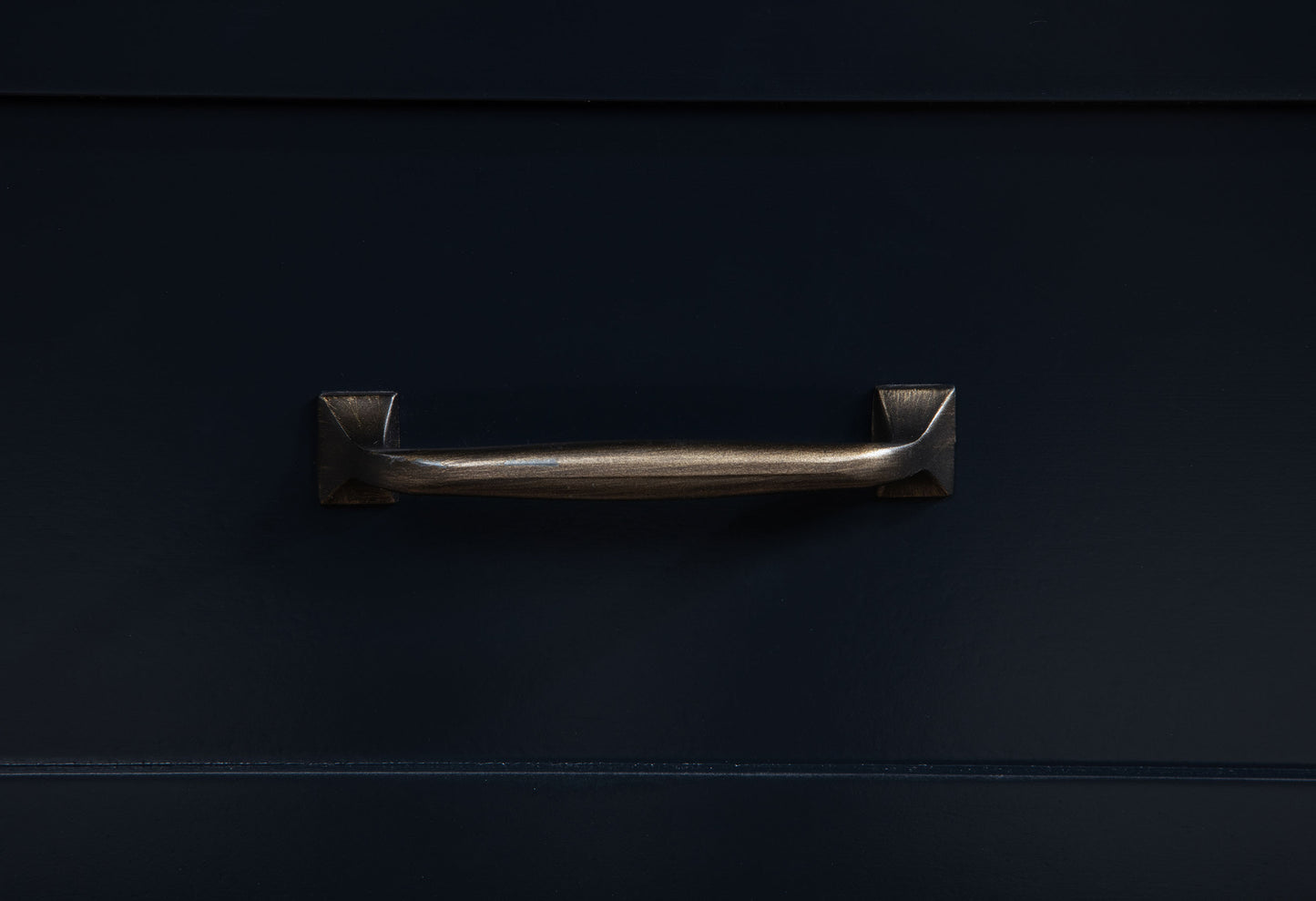 Carlsbad Wood Twin Captain's Bed with Trundle – Navy Blue