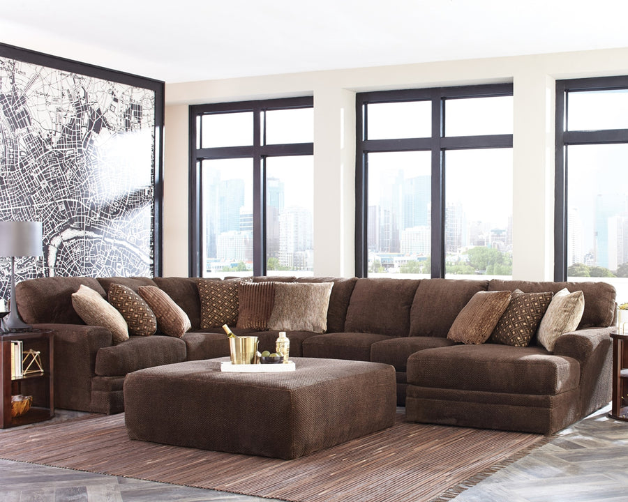 4376 Mammoth Oversize Upholstered Sectional by Jackson Catnapper - Finally Home Furnishings LLC