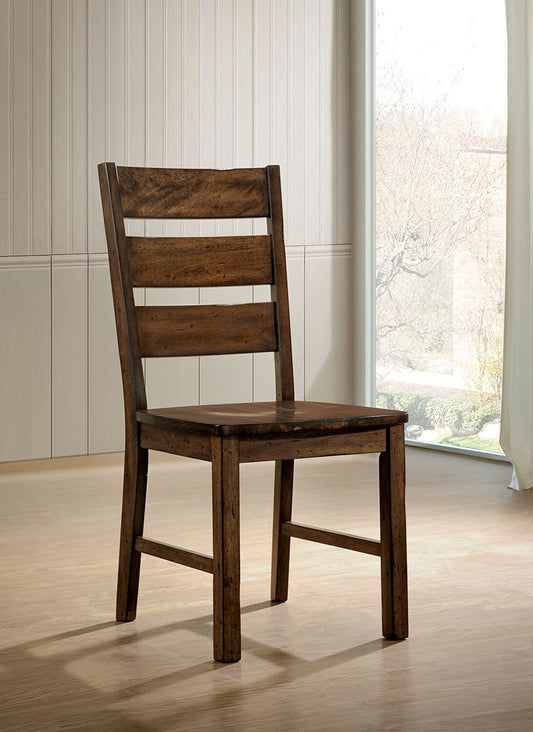 Parker Solid Wood Dining Side Chair Set of 2 , Walnut