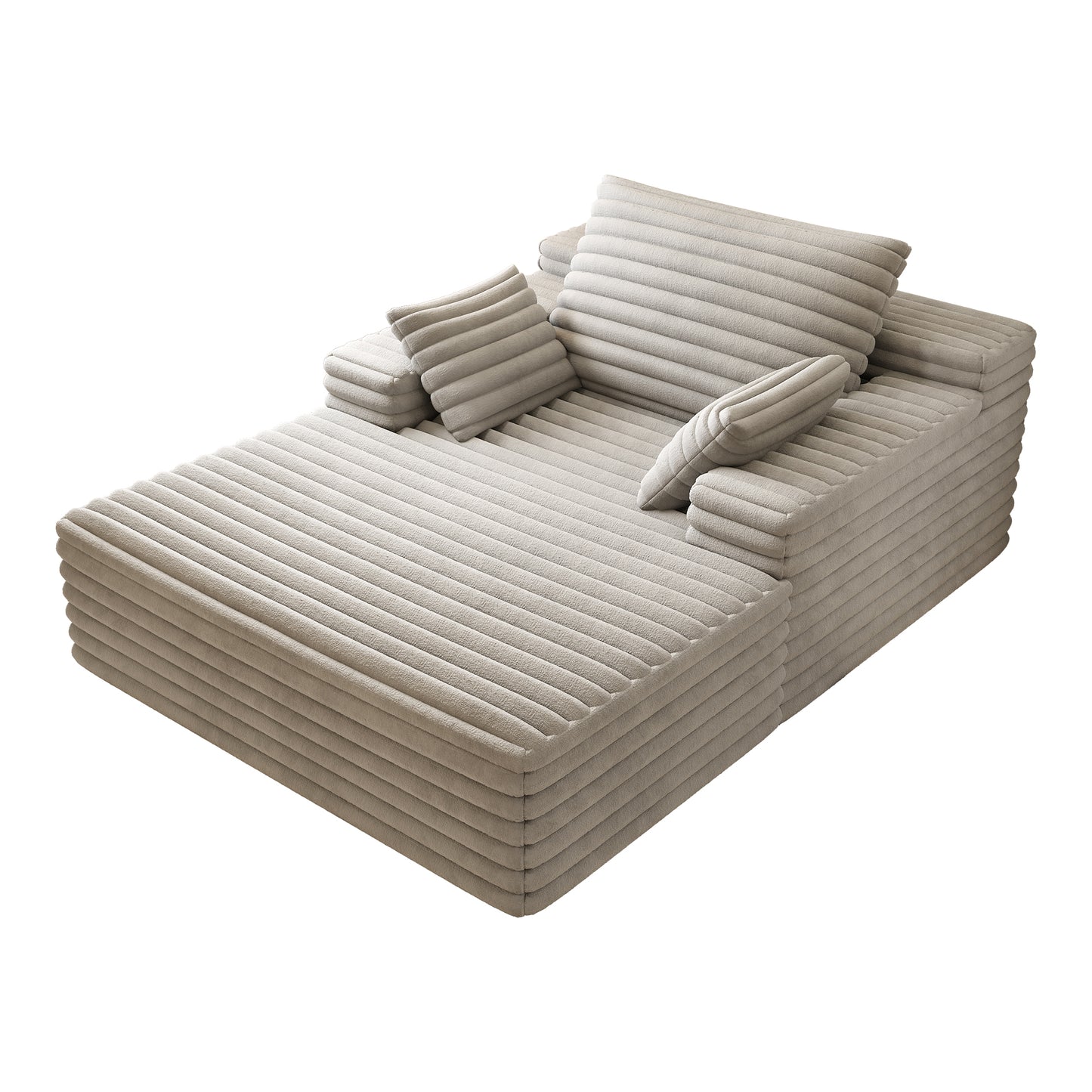 Chaise Lounge Chair Indoor - Grey - detail view 8