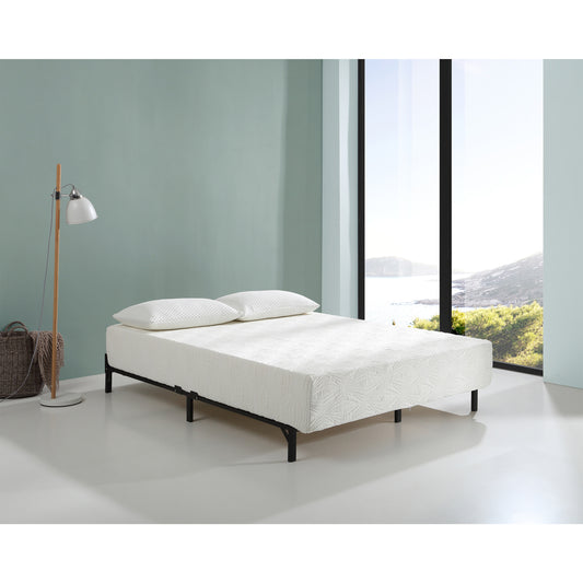 Visco Gel Infused Memory Foam Mattress in a Box - White - detail view 3