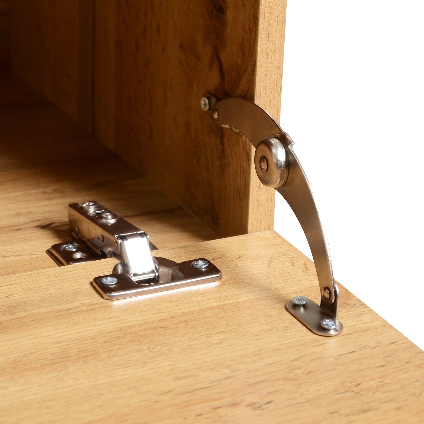 Adeline Modern 80" TV Console, Brown