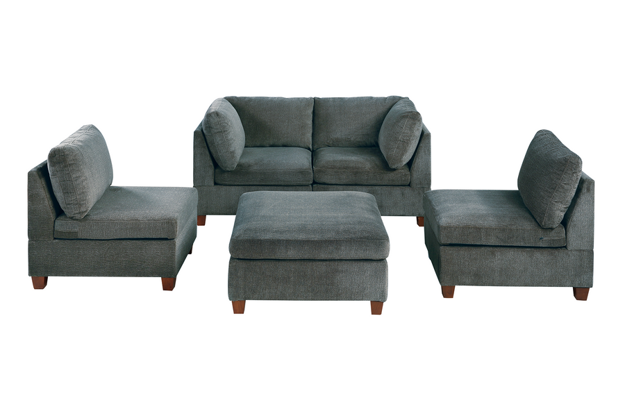 MODULA SET - 5PC in Gray - primary color shot