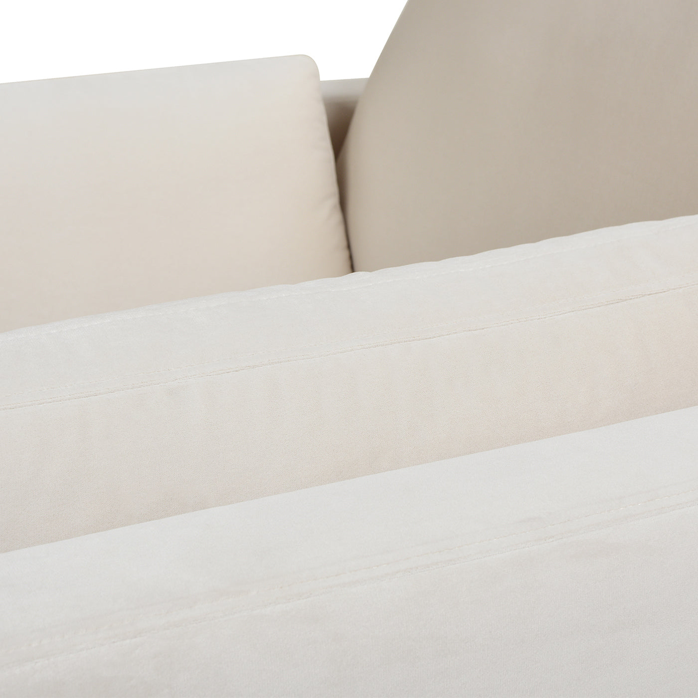 Knox 65' Modern Farmhouse Chaise Lounge Chair - Beige - detail view 6