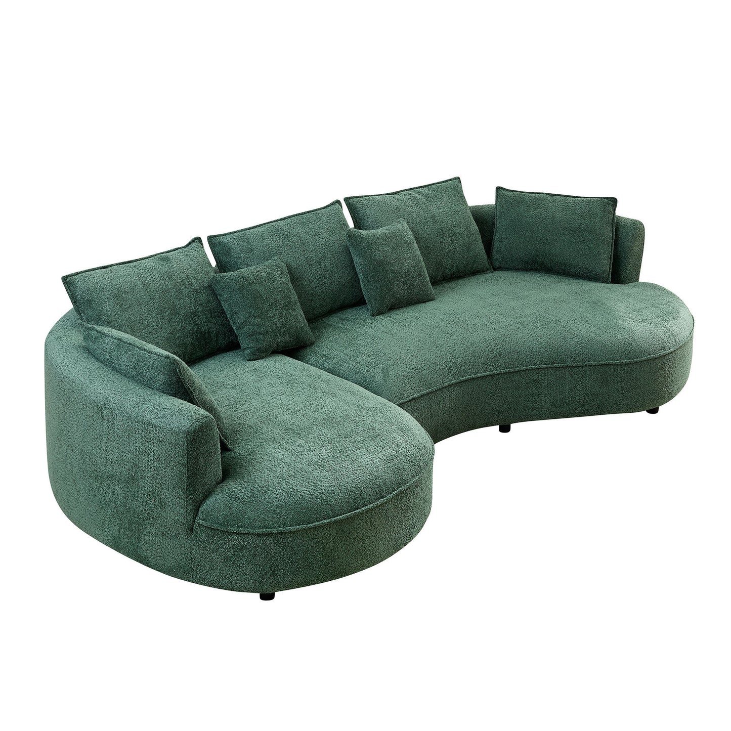 Oversized Sectional Sectional - Green - detail view 6