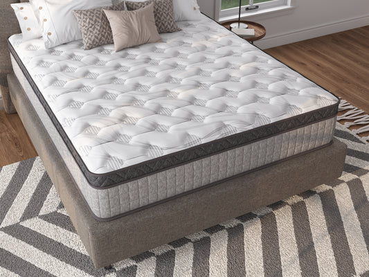Ashlyn 12" Diamond Innerspring Hybrid and Cooling Gel Memory Foam Mattress, King