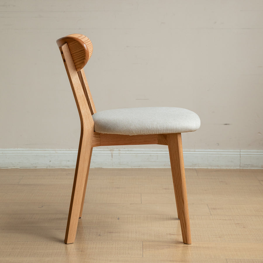 Dining Chair Wooden FAS Grade Oak Natural Wood Made in North America 100% Dirt-Free Wood Chair Solid Chair Table Chair Wooden Living - detail view 3