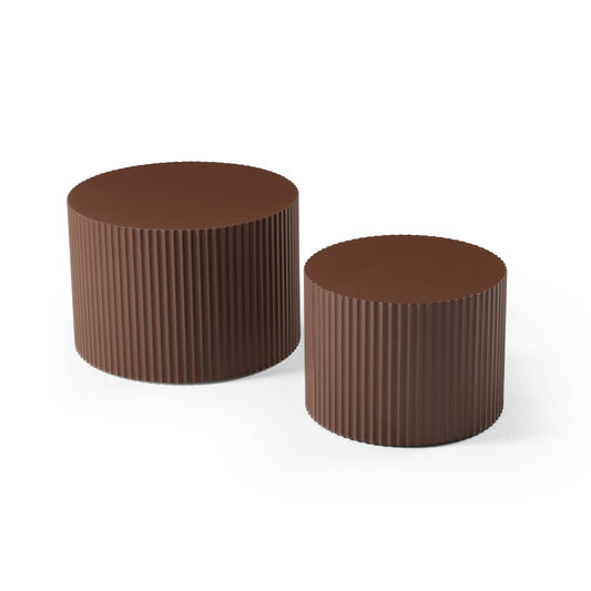 Nesting Table Set of 2 - Dark Brown - primary color shot