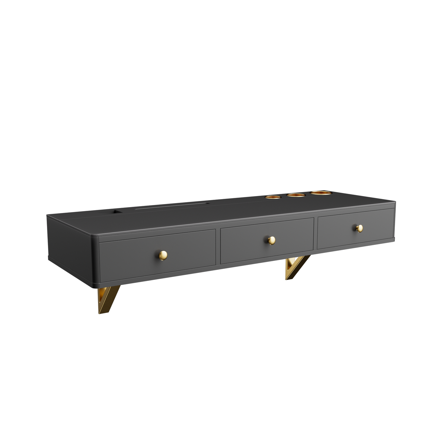 GO 47' Floating Multi-Purpose Wall-Mounted Vanity Table