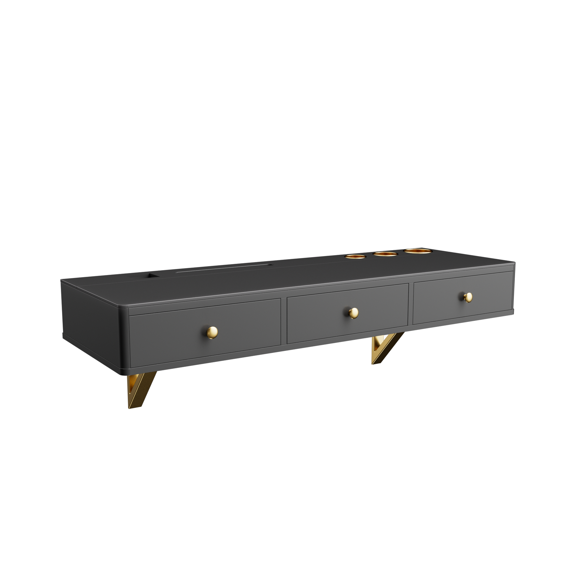 GO 47' Floating Multi-Purpose Wall-Mounted Vanity Table