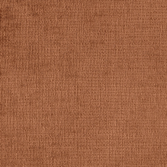 Burnett Contemporary Burnt Orange Chenille Upholstered Ottoman