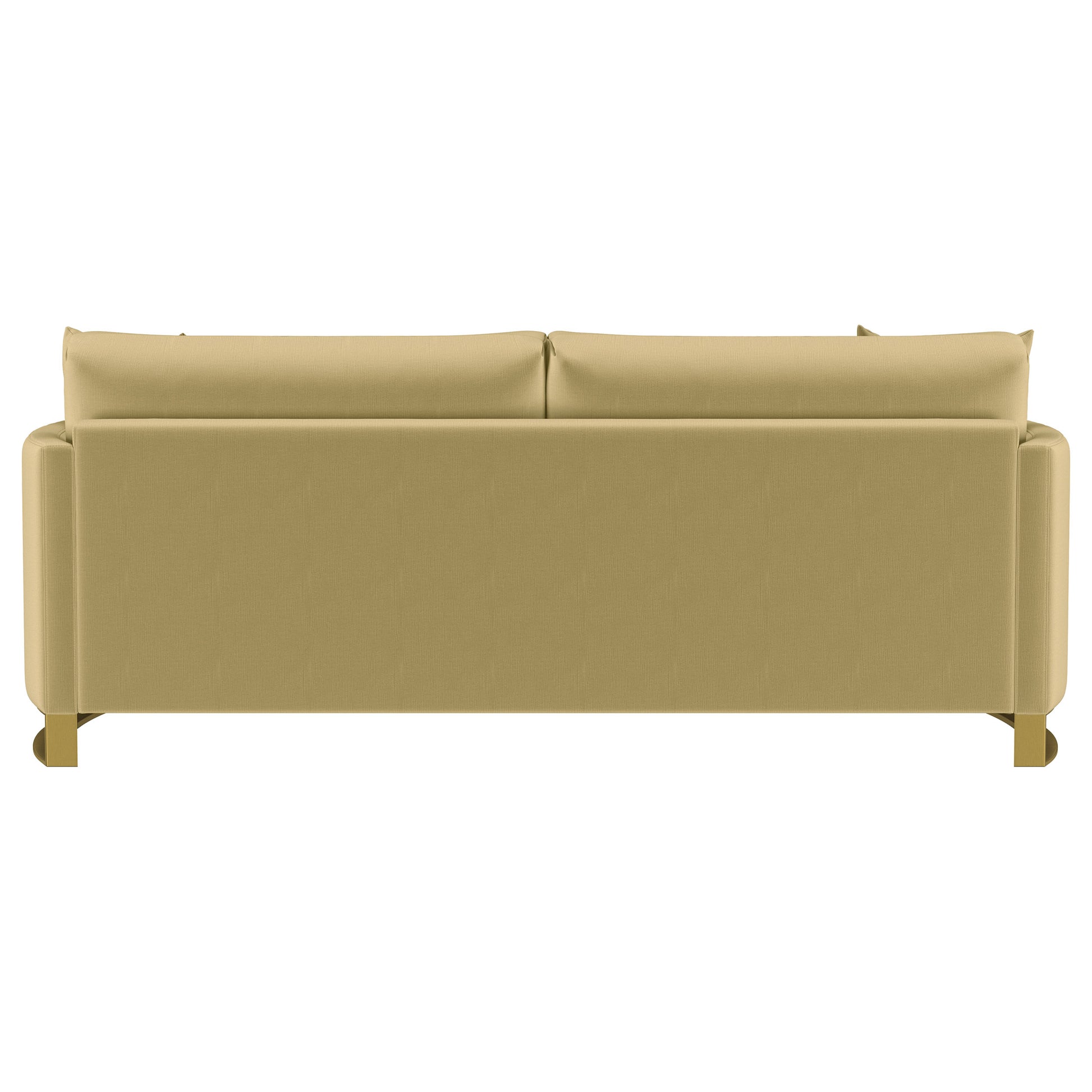 Corliss Upholstered Curved Track Arm Sofa Camel