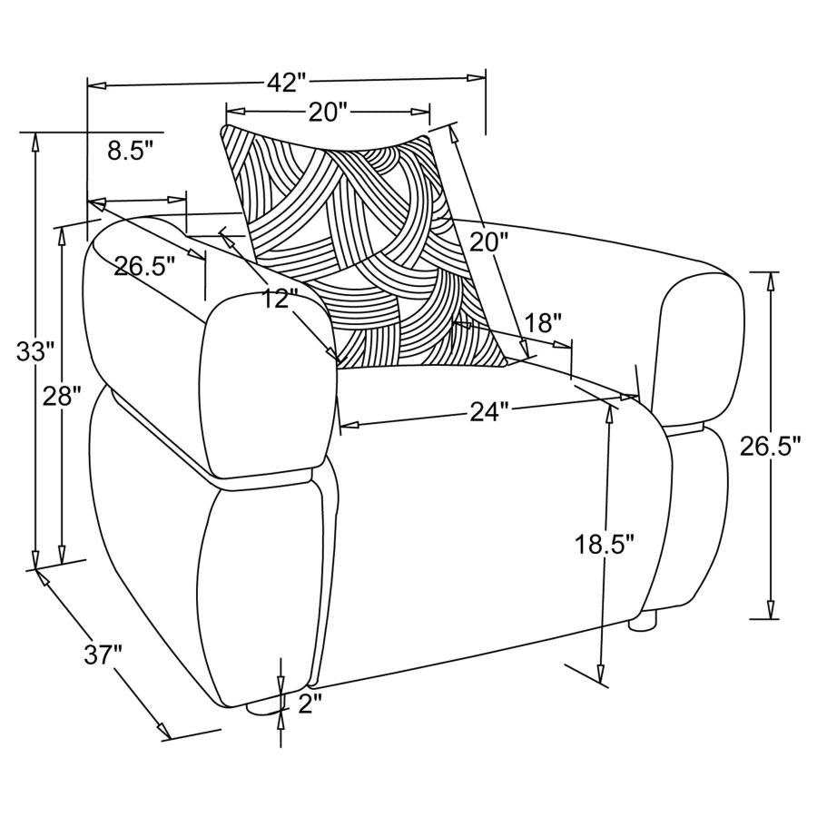 Jeanette Contemporary Sculptural Sofa – Beige - Finally Home Furnishings LLC