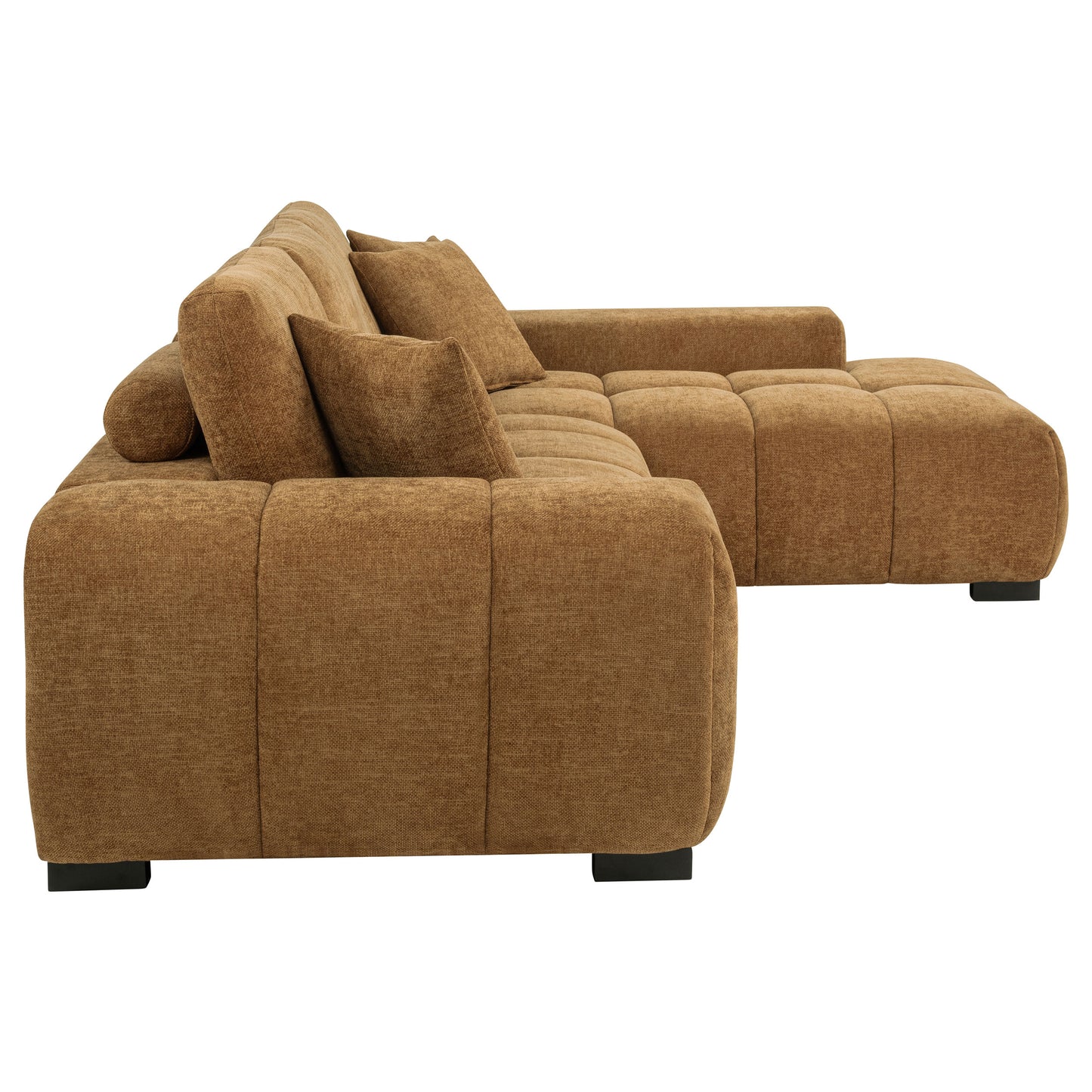 Octavia MCM Upholstered Sectional, Amber