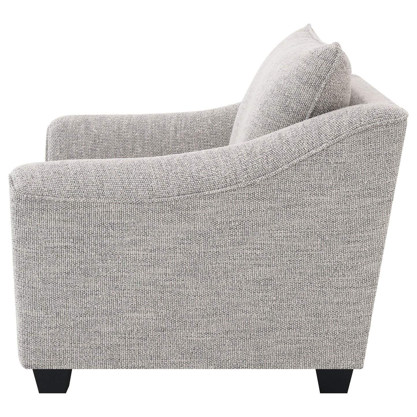 Tomkins Boucle Upholstered Chair, Light Gray
