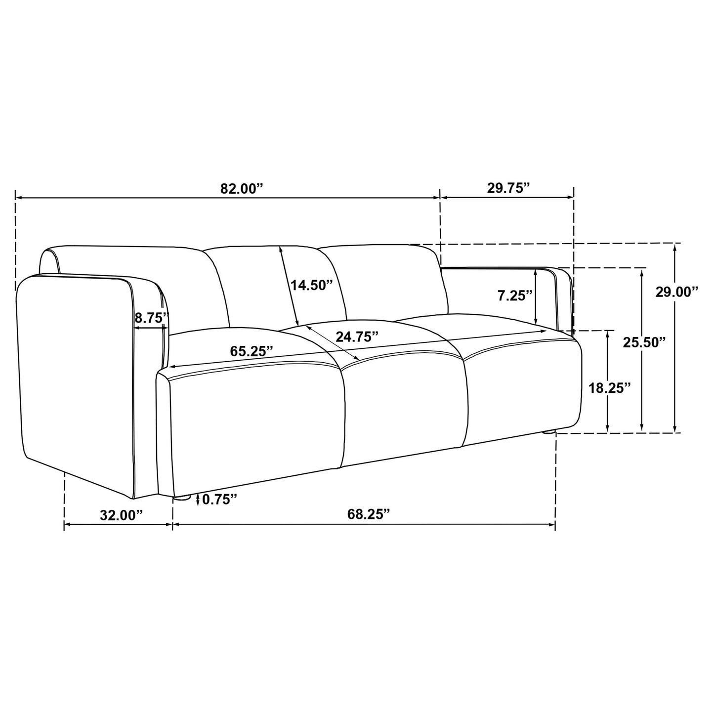 Dorset Modern White Bouclé Upholstered Sofa & Loveseat Set