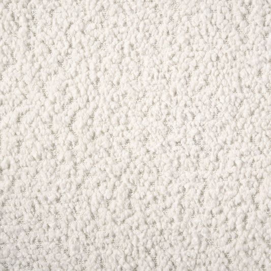 Dorset Fabric Upholstered Round Track Arm Loveseat White
