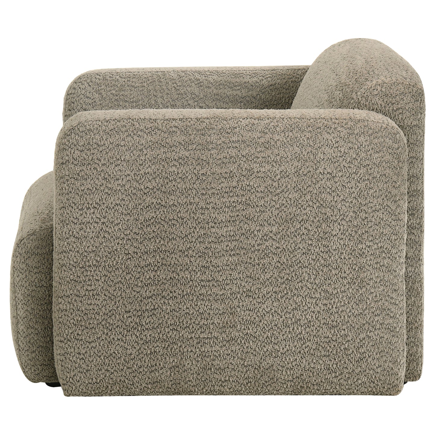 Dorset Bouclé Accent Chair – Brown