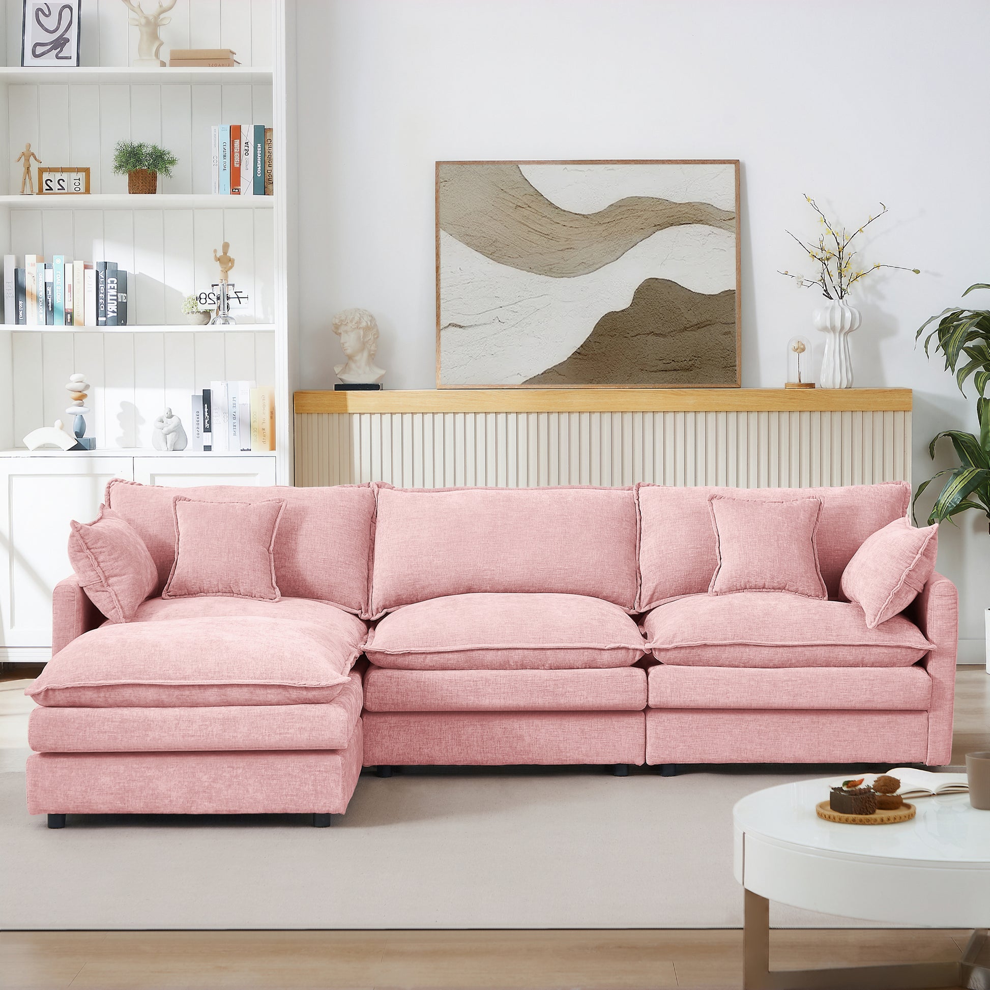 Modular Sectional - Pink - detail view 6