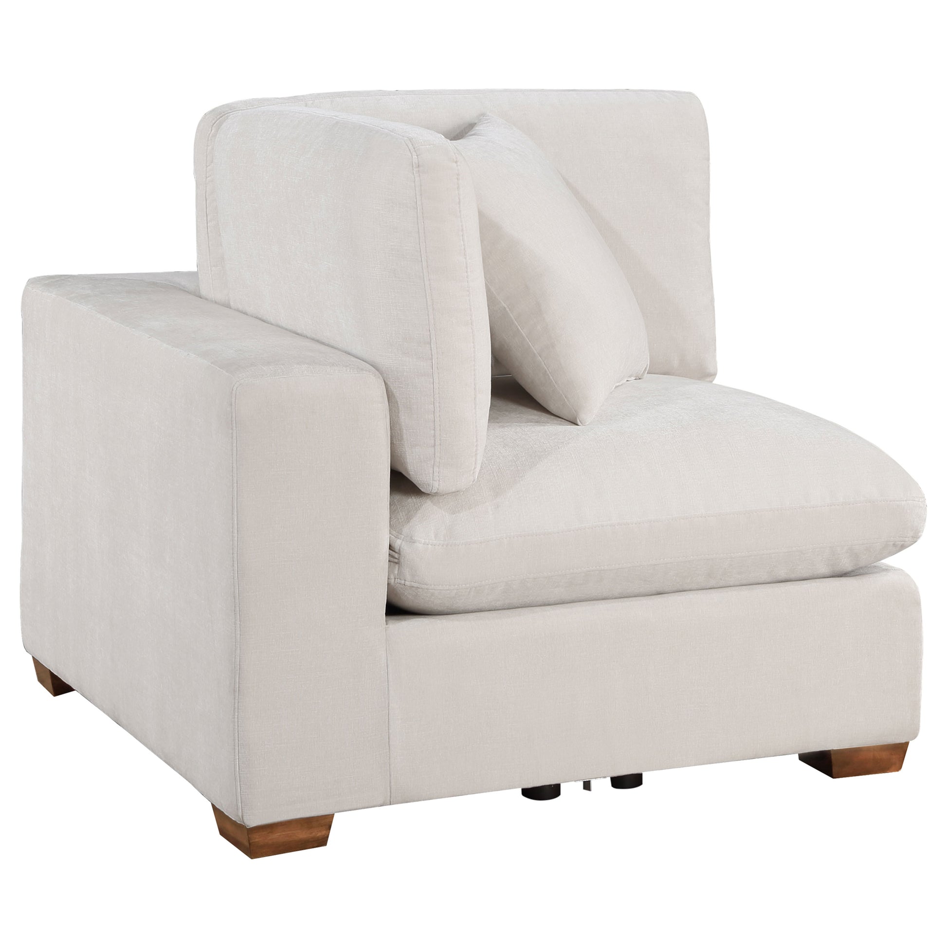 Lakeview 5-piece Upholstered Modular Sectional Sofa Ivory