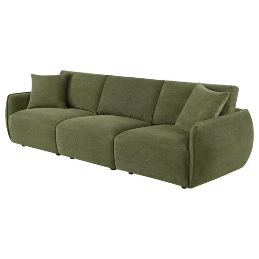 Elysia Modern Modular Chenille Sofa - Green