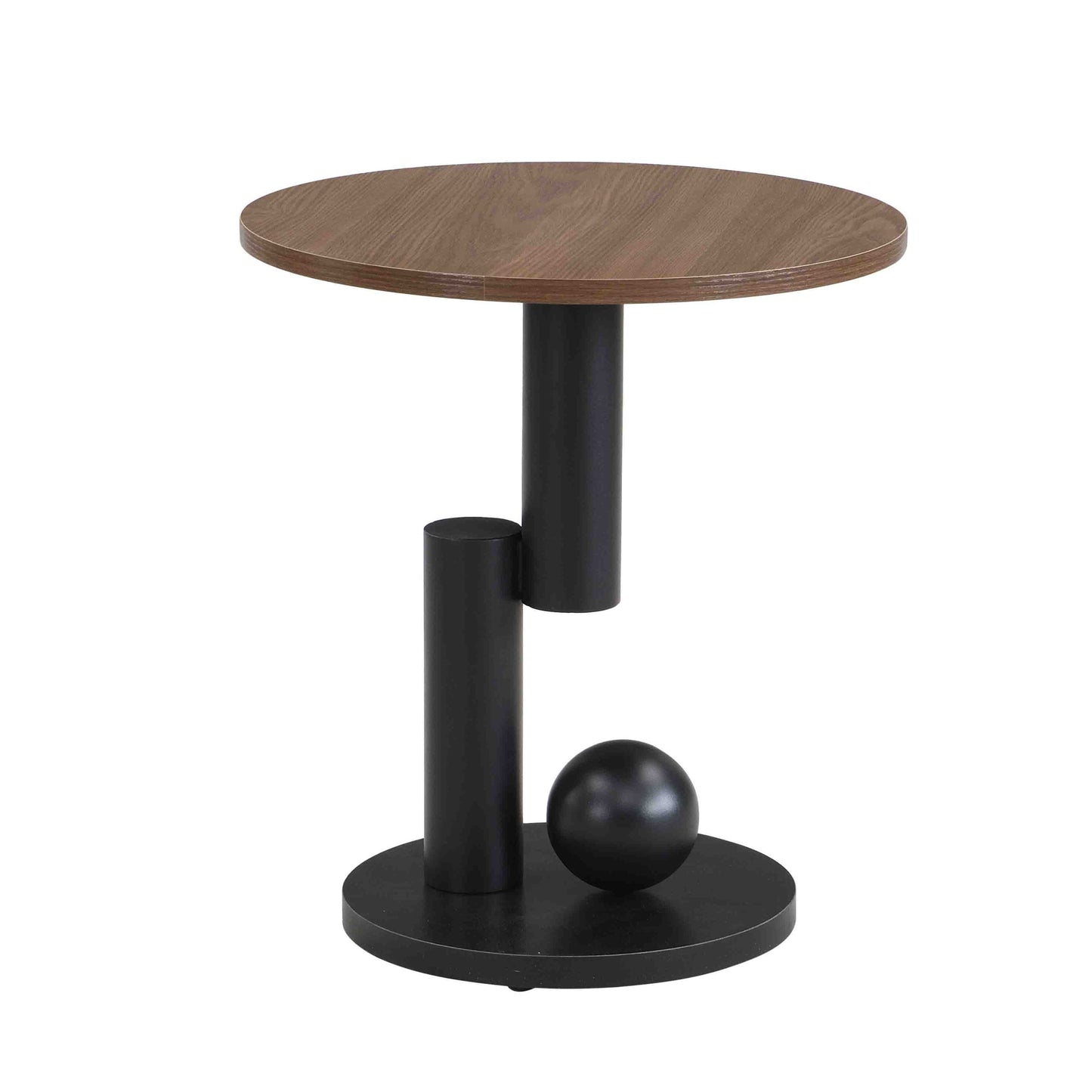 Black & Brown Steel Frame Nesting Tables with Black Legs - detail view 6