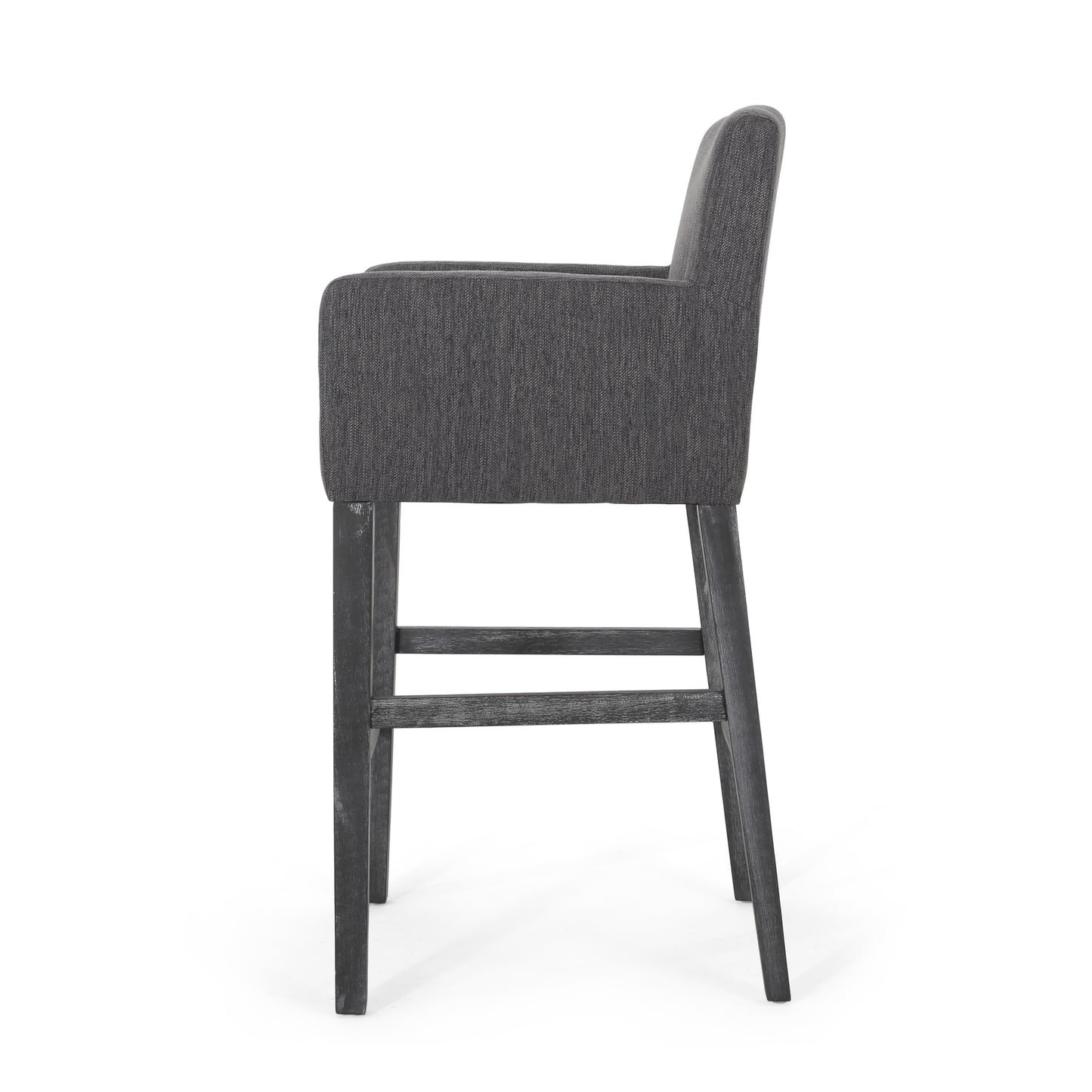 Galatea Modern 30.5 inch Bar Stools - Charcoal Gray/Gray