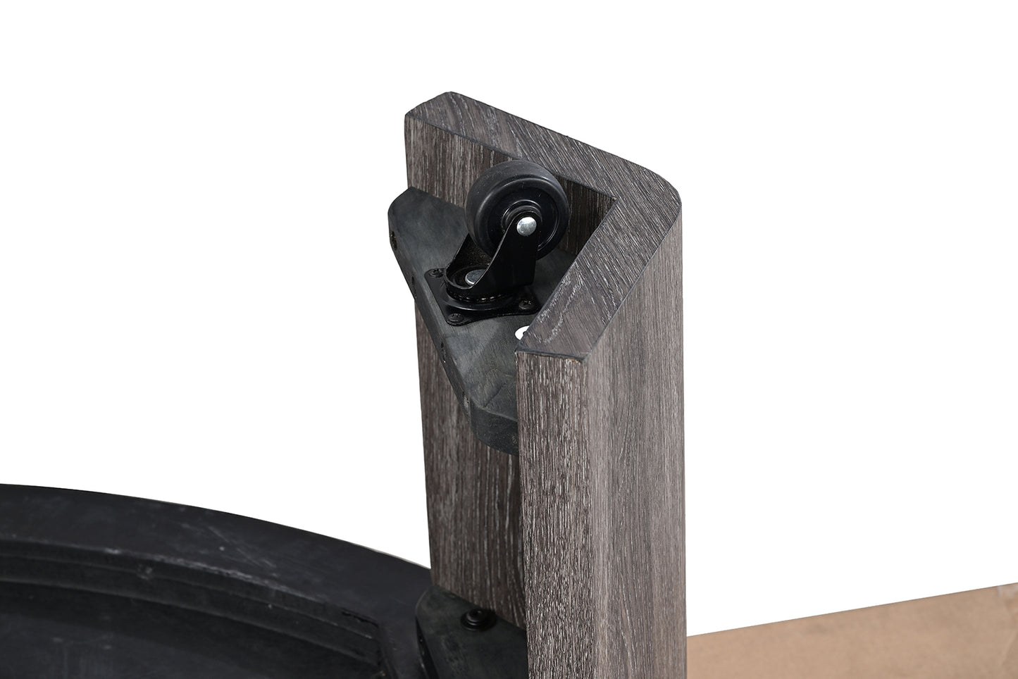 Contemporary Style Nesting Cocktail Table Hidden Caster for Easy Swivel Marble Pattern Space Saving Design Primary Living Room - detail view 7