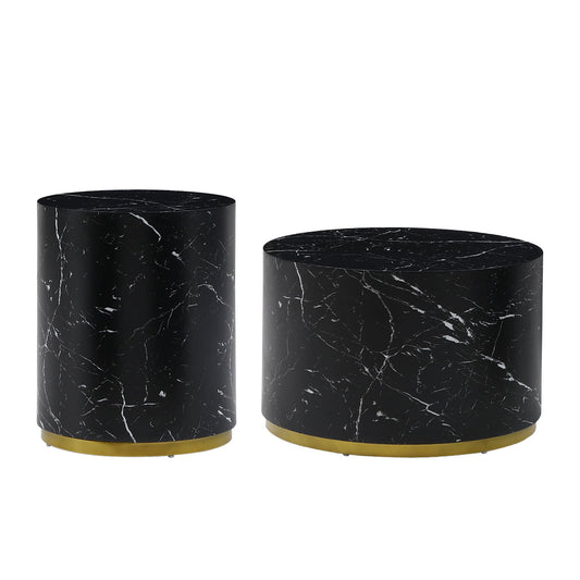 16" Round Sidetable - Black - detail view 2