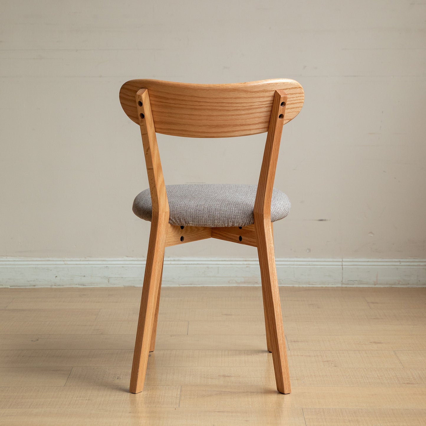 Dining Chair Wooden FAS Grade Oak Natural Wood Made in North America 100% Dirt-Free Wood Chair Solid Chair Table Chair Wooden Living - detail view 3