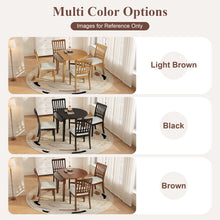 Extendable Round Dining Table for 2–4 People, Folding Wood Dining Table with Adjustable Size, Space-Saving Design for Small Apartments and Dining Areas - detail view 6