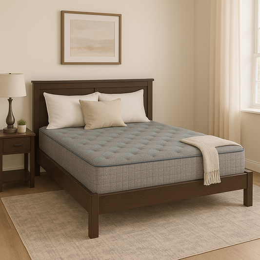 Restonic Comfort Care 2 Sided Inch Foam Core Mattress - Grey+blue - detail view 2