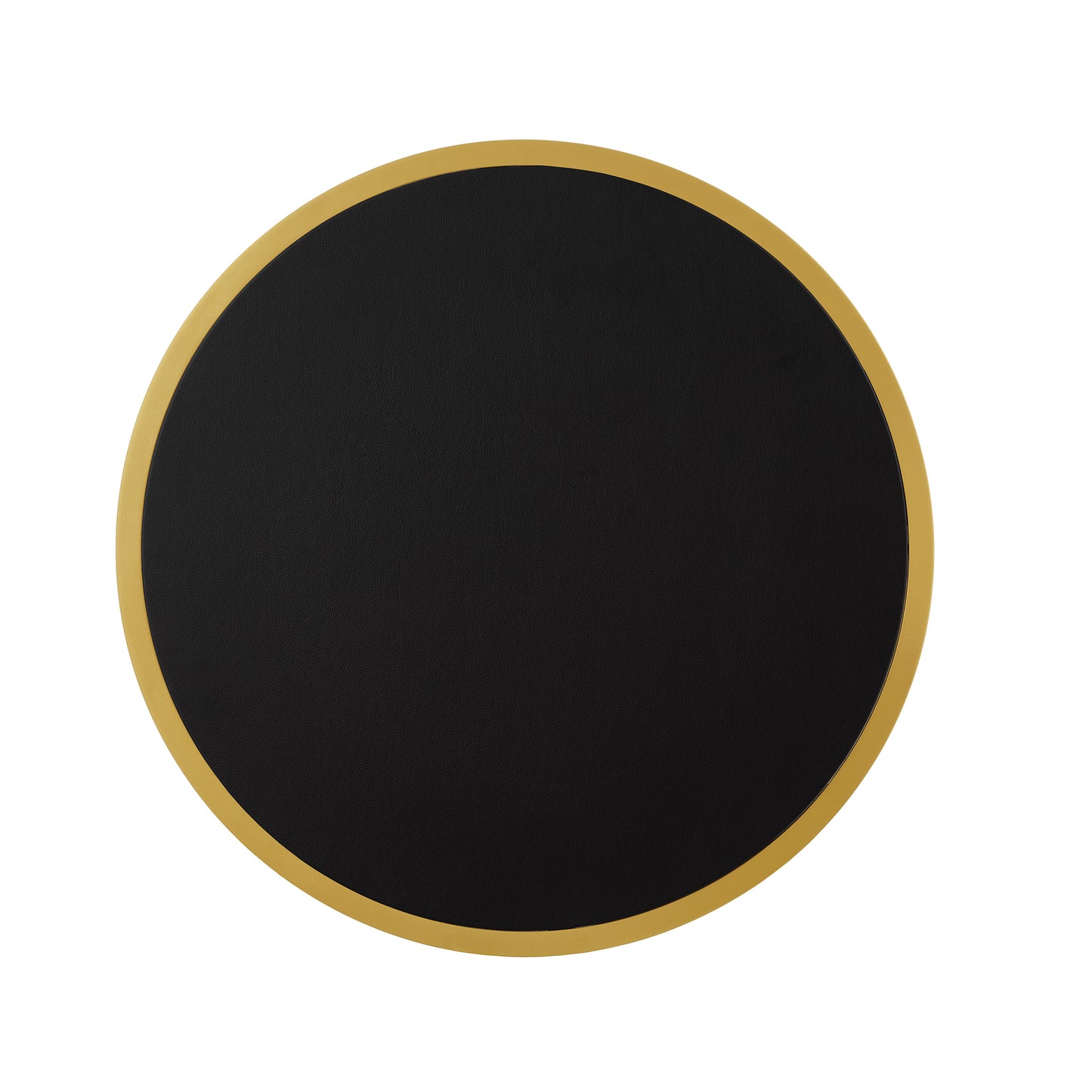 Black Fabric+metal Nesting Tables with Gold Legs - detail view 5