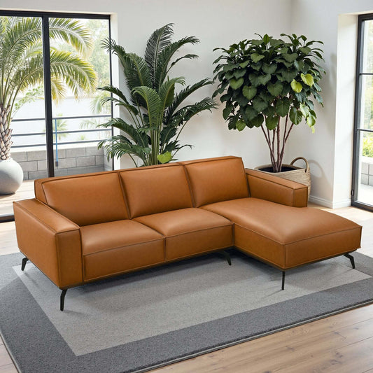 Brenham Easy Clean Modern Right Sectional Sofa & Chaise - primary color shot