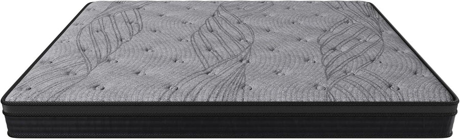 12" Soft-Medium Firm Mattress with Pocket Coils - Grey - primary color shot