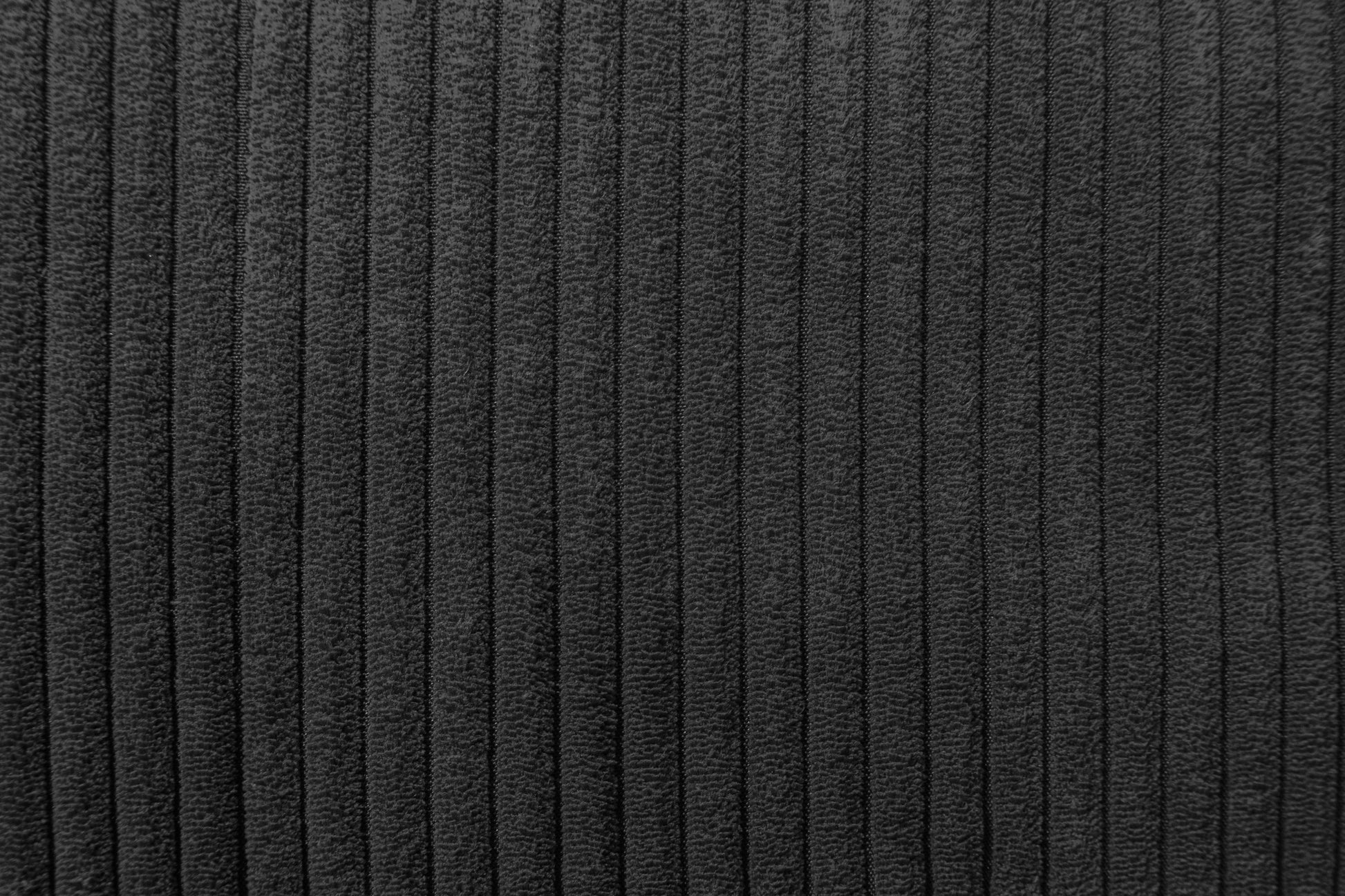 Modern Style L-Shaped 4pc Sectional Set Cocktail Ottoman Square Arms Throw Pillow Corduroy Upholstered Black Finish Primary Living Room - detail view 4