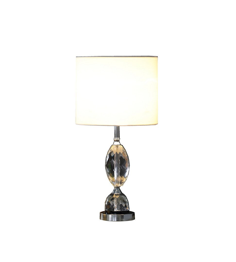 23.75' In Georgia Pear Cut-Crystal Modern Table Lamp