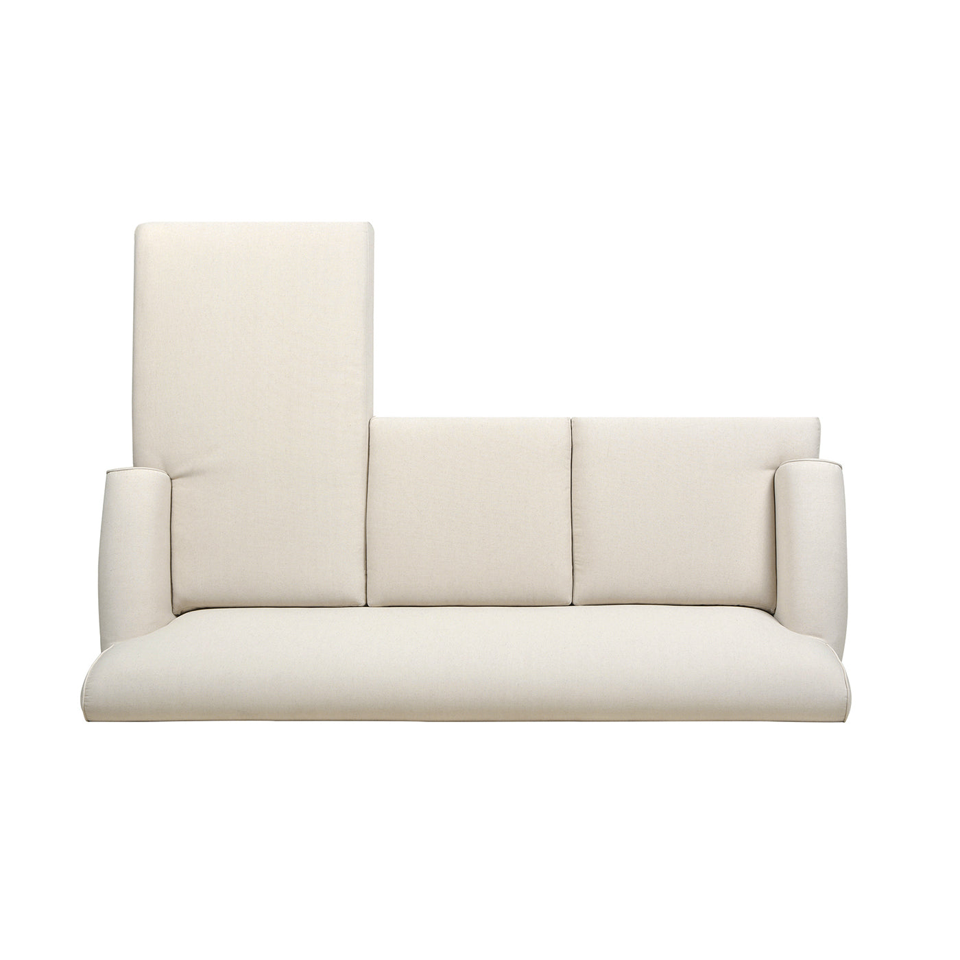Alana 88' L-Shape Reversible Sectional Sofa, Light Beige Linen - detail view 4